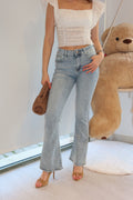 Jeans push-up a zampa