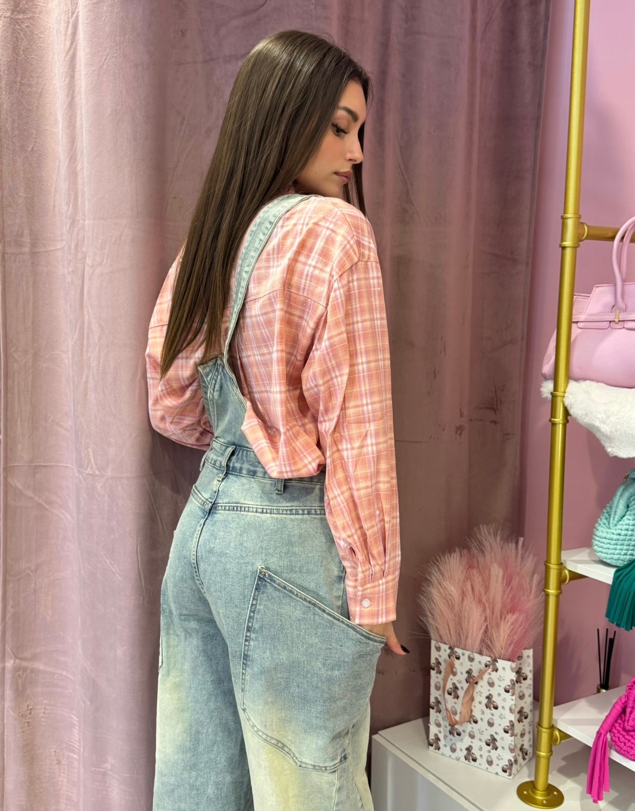 Salopette di jeans