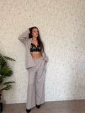 Coordinato tailleur mary tortora