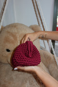 Borsa clutch bordeaux