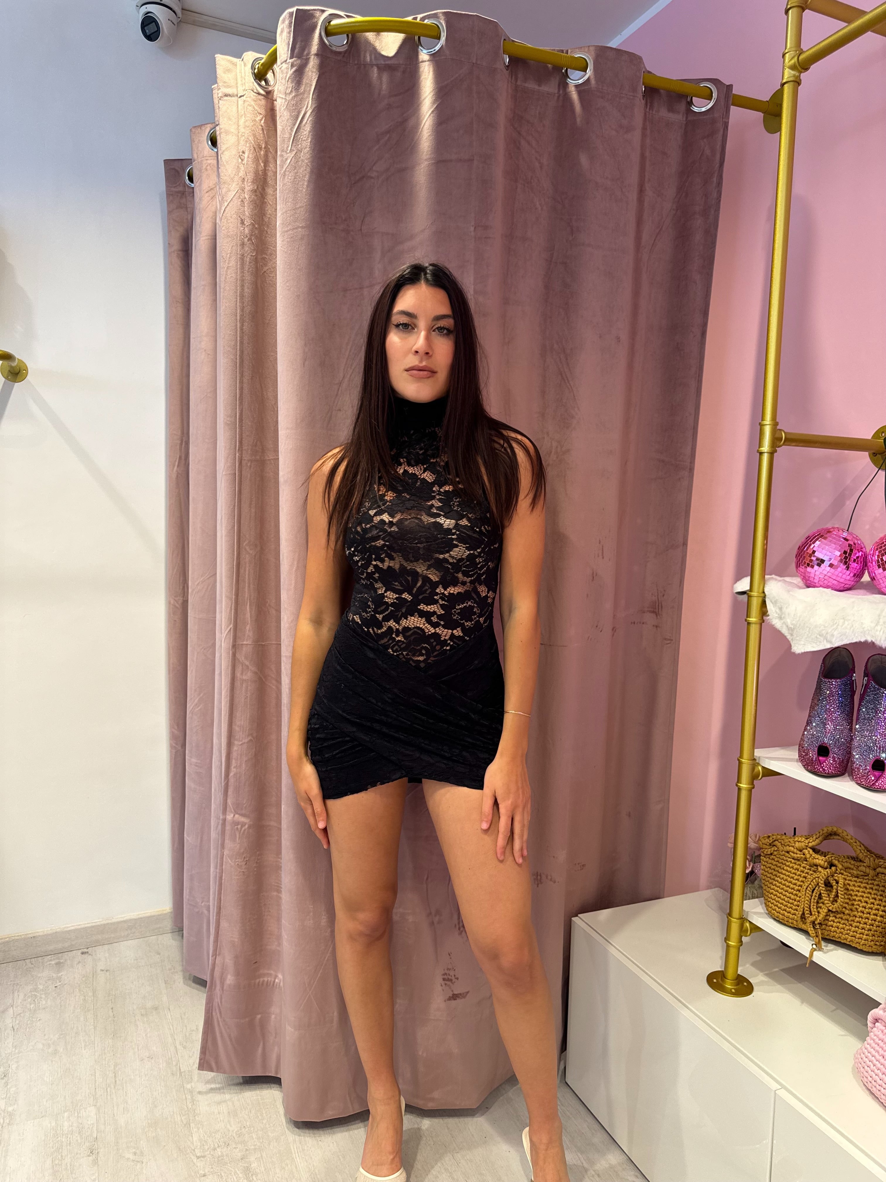 Mini abito in pizzo