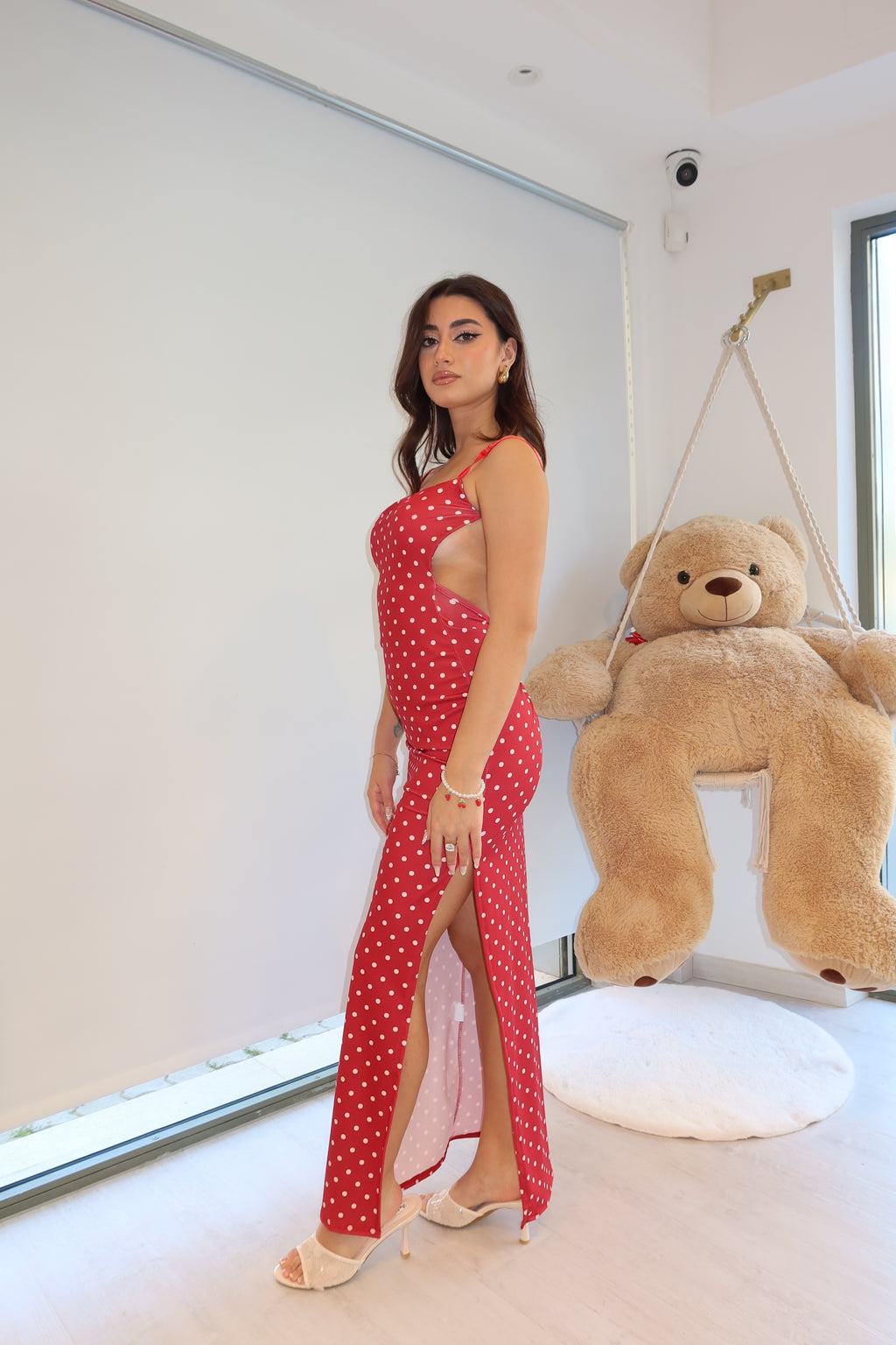 Abito molly rosso