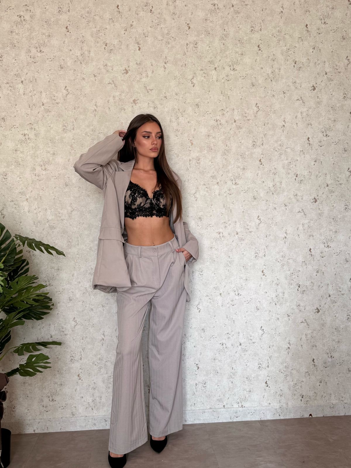 Coordinato tailleur mary tortora