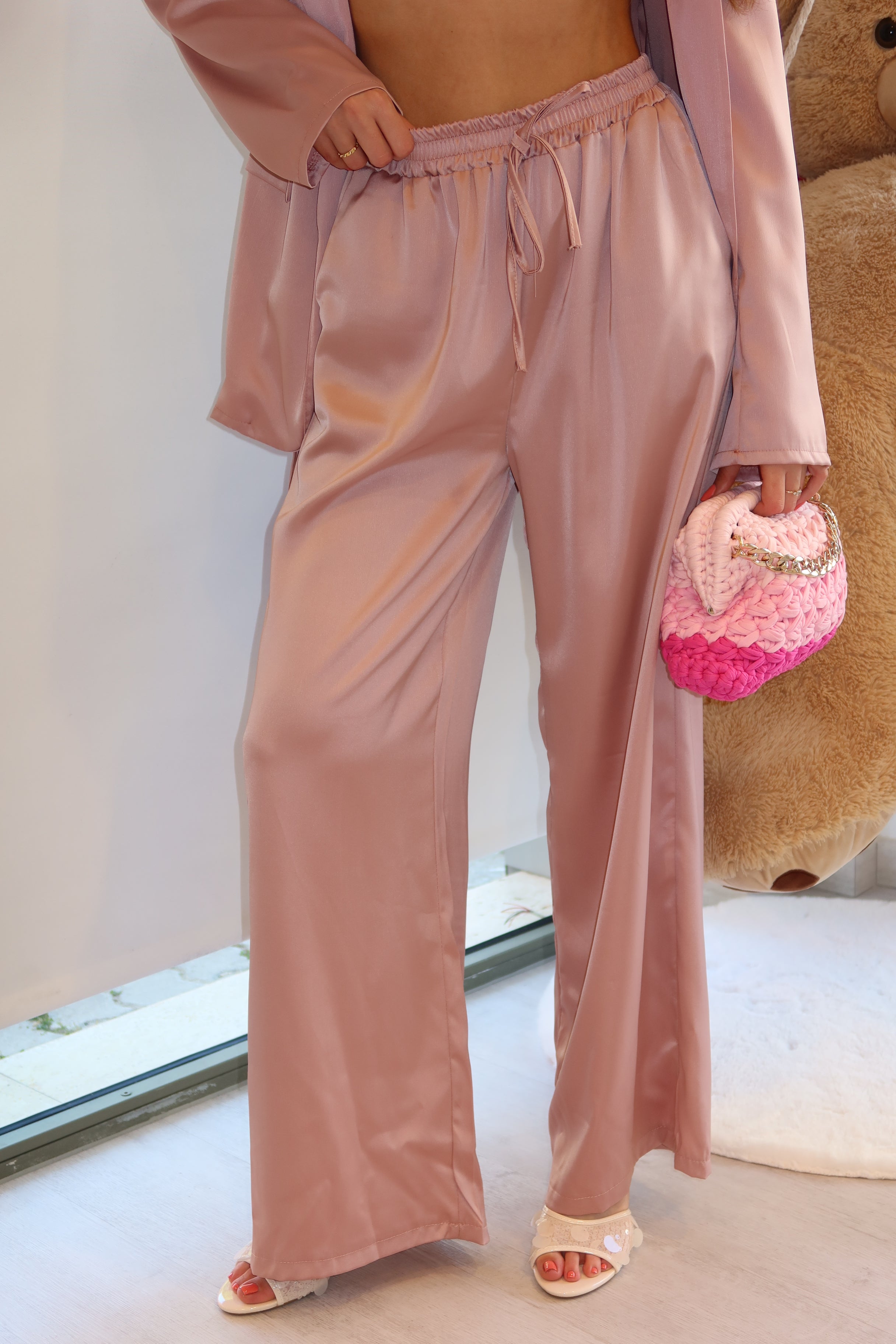 Coordinato tailleur rosa