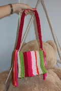 Borsa crochet multi color