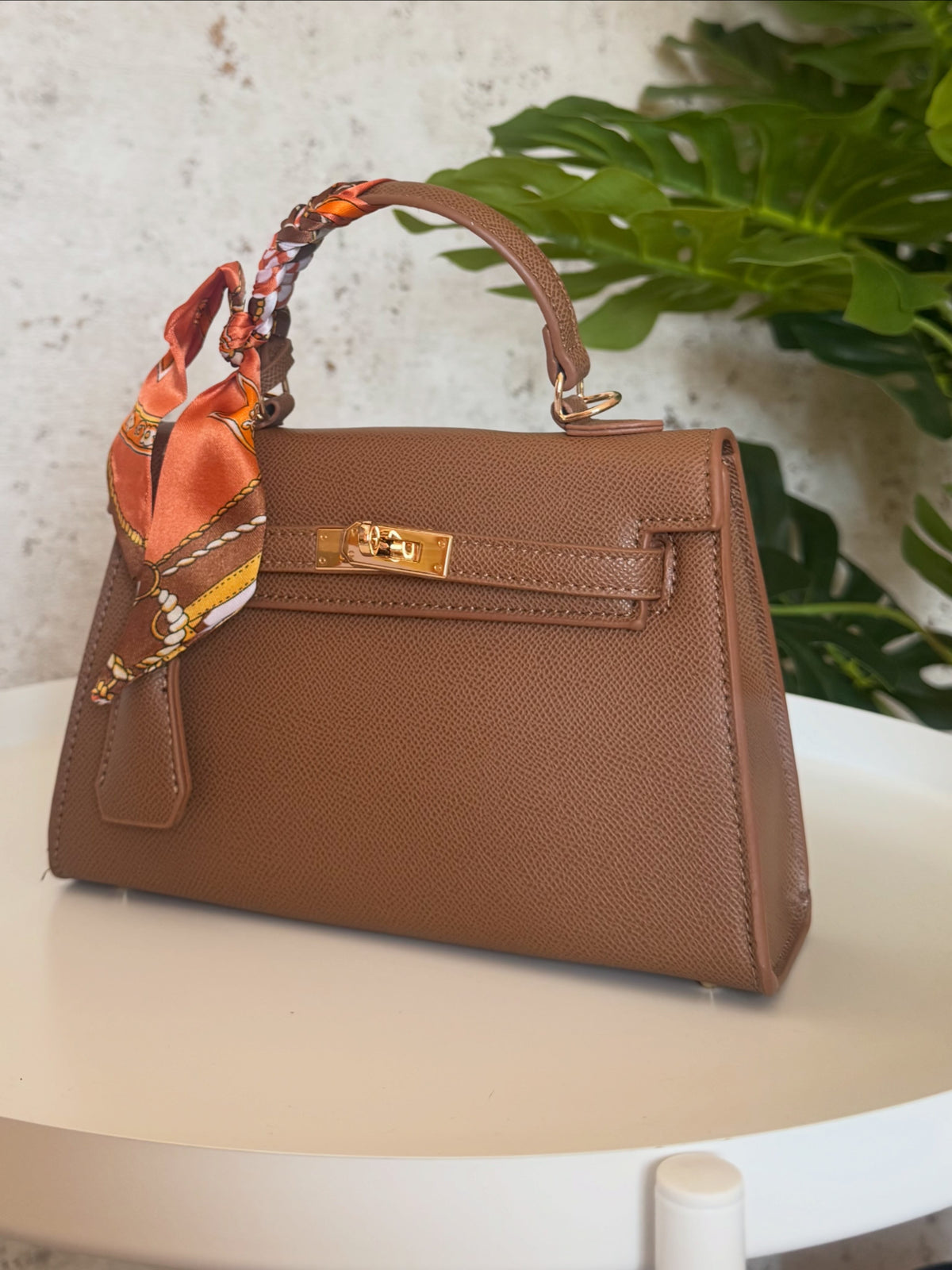 Borsa mini color cognac