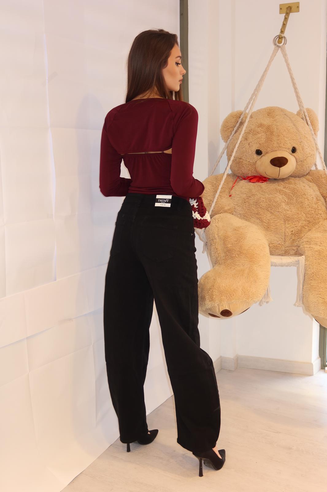 Jeans nero elasticizzato