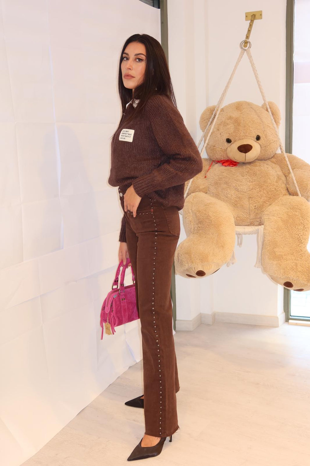 Maglioncino con camicetta