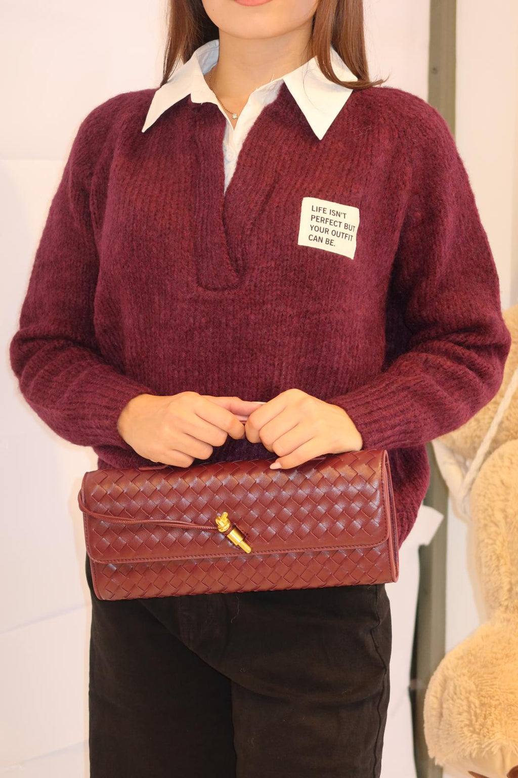 Bottega Bag Burgundi